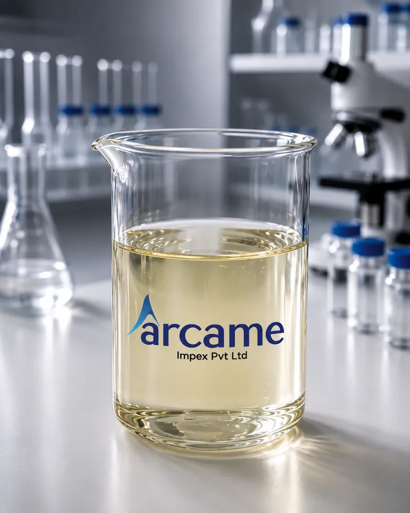 PEG-40 hydrogenated castor oil in a laboratory beaker